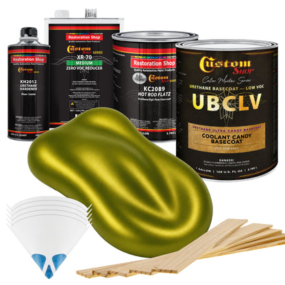 UCB Urethane Ultra Candy Basecoat - Coolant Candy Basecoat- Gallon Matte Kit