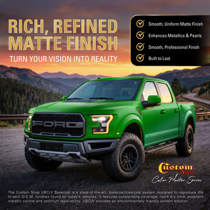 UCB Urethane Ultra Candy Basecoat - Lime Candy Basecoat- Quart Matte Kit