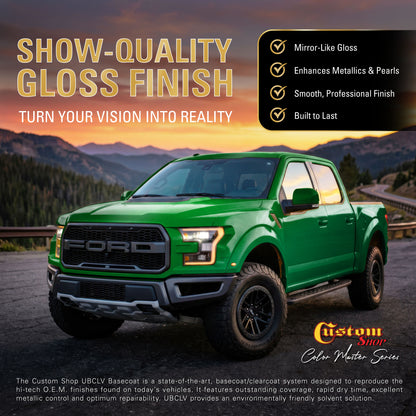 UCB Urethane Ultra Candy Basecoat - Green Candy Basecoat- Gallon Gloss Kit