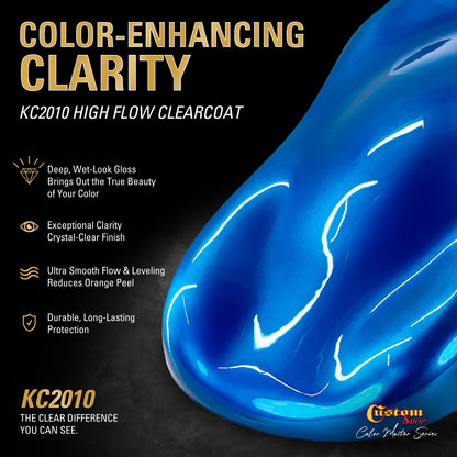 UCB Urethane Ultra Candy Basecoat - Hawaiian Blue Candy Basecoat- Gallon Gloss Kit