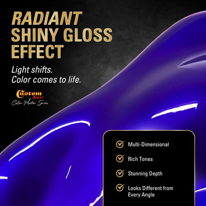 UCB Urethane Ultra Candy Basecoat - Sapphire Blue Candy Basecoat- Gallon Gloss Kit