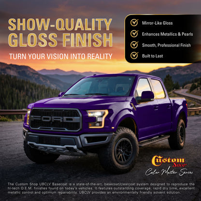 UCB Urethane Ultra Candy Basecoat - Royal Purple Candy Basecoat- Gallon Ultra Flow Kit
