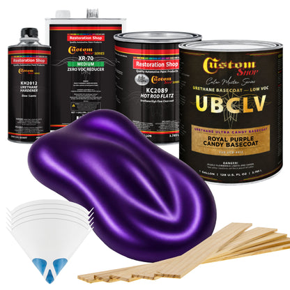 UCB Urethane Ultra Candy Basecoat - Royal Purple Candy Basecoat- Gallon Matte Kit