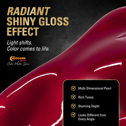 UCB Urethane Ultra Candy Basecoat - Magenta Candy Basecoat- Quart Gloss Kit