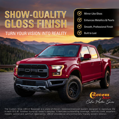 UCB Urethane Ultra Candy Basecoat - Magenta Candy Basecoat- Quart Gloss Kit