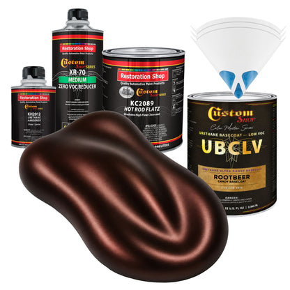 UCB Urethane Ultra Candy Basecoat - Rootbeer Candy Basecoat- Quart Matte Kit