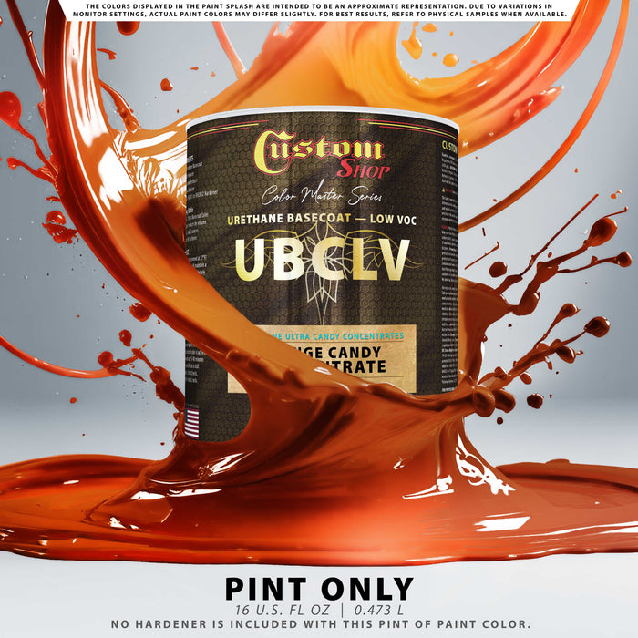 Custom Shop UCC Urethane Ultra Candy Concentrates - Orange Candy Concentrate- Pint