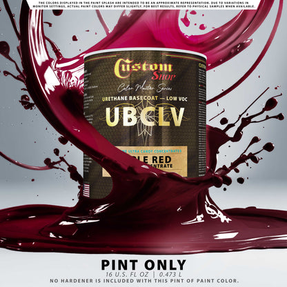 UCC Urethane Ultra Candy Concentrates - Apple Red Candy Concentrate- Pint