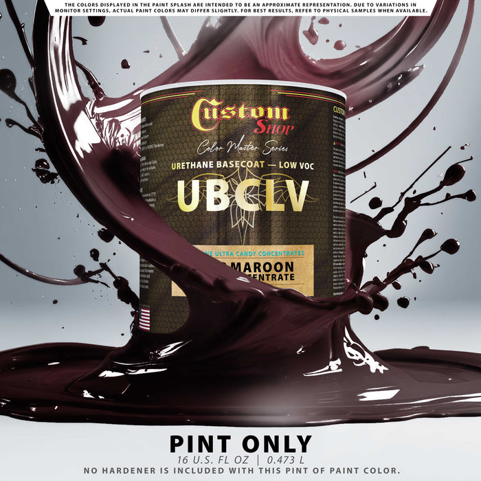 Custom Shop UCC Urethane Ultra Candy Concentrates - Deep Maroon Candy Concentrate- Pint