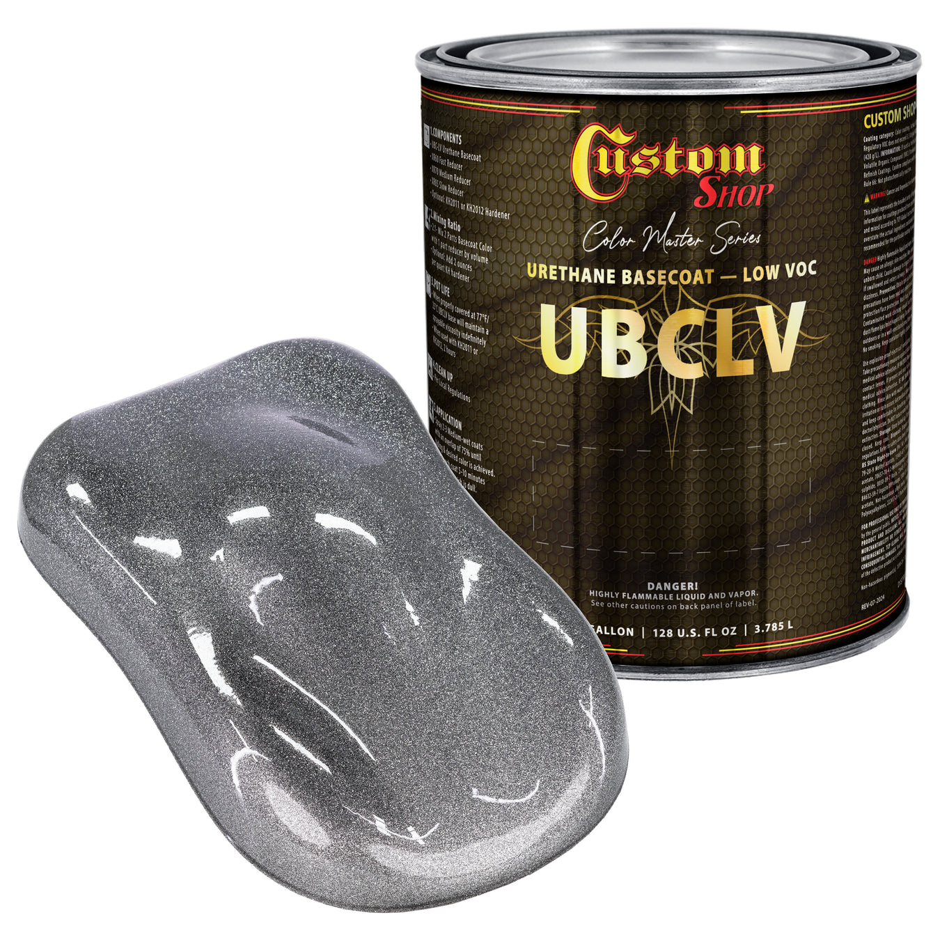 UFC Urethane Ultra Flake Colors - Titanium Flake Basecoat