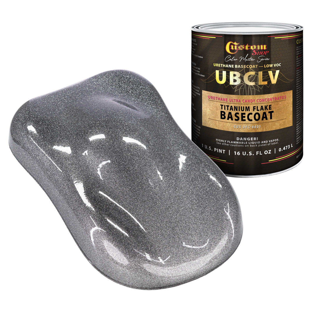UFC Urethane Ultra Flake Colors - Titanium Flake Basecoat- Pint