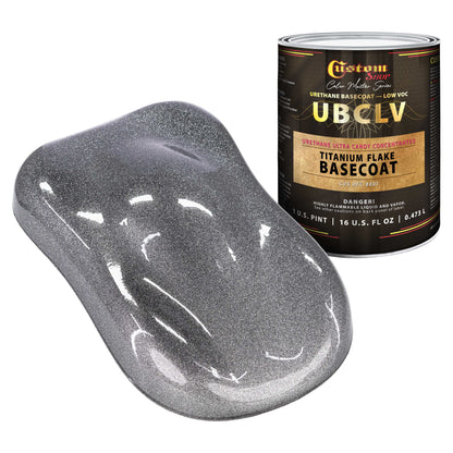 UFC Urethane Ultra Flake Colors - Titanium Flake Basecoat- Pint