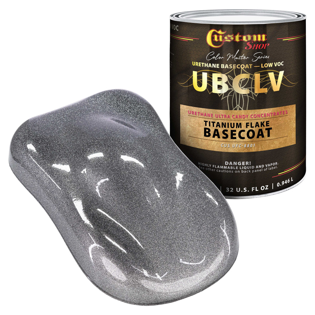 UFC Urethane Ultra Flake Colors - Titanium Flake Basecoat- Quart