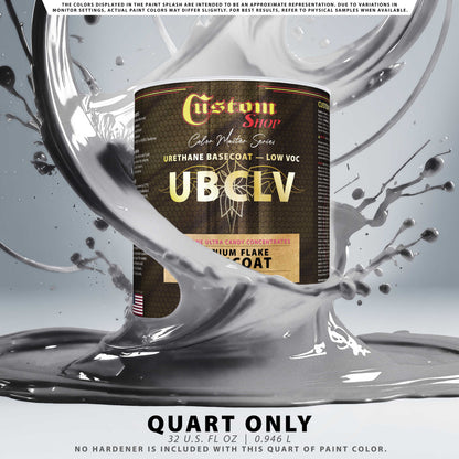 UFC Urethane Ultra Flake Colors - Titanium Flake Basecoat- Quart