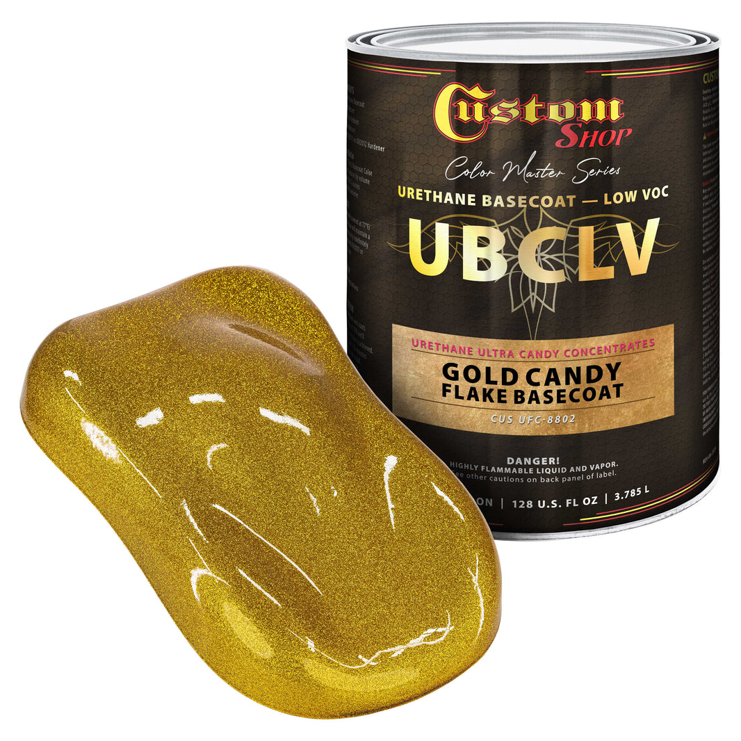 UFC Urethane Ultra Flake Colors - Gold Candy Flake Basecoat- Gallon