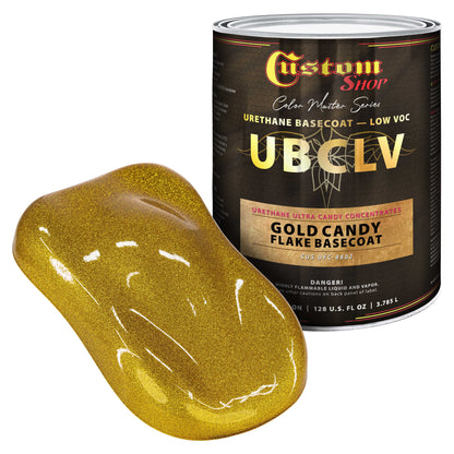 UFC Urethane Ultra Flake Colors - Gold Candy Flake Basecoat- Gallon
