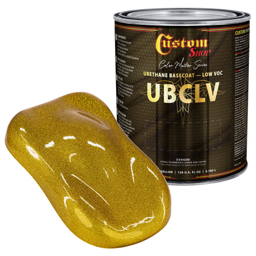 Custom Shop UFC Urethane Ultra Flake Colors - Gold Candy Flake Basecoat- Gallon