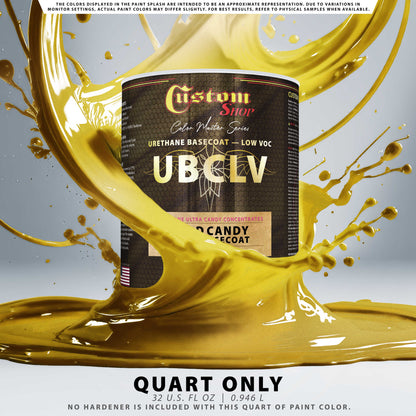 UFC Urethane Ultra Flake Colors - Gold Candy Flake Basecoat- Quart