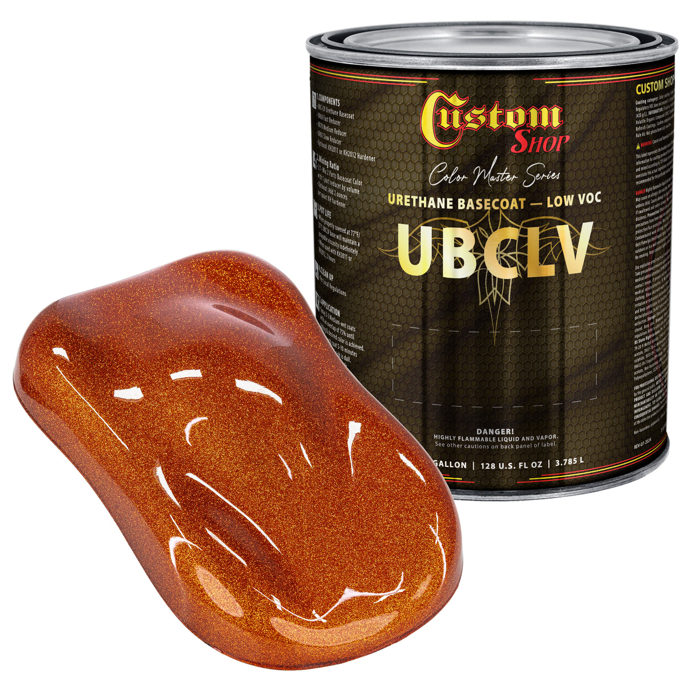 UFC Urethane Ultra Flake Colors - Copper Candy Flake Basecoat