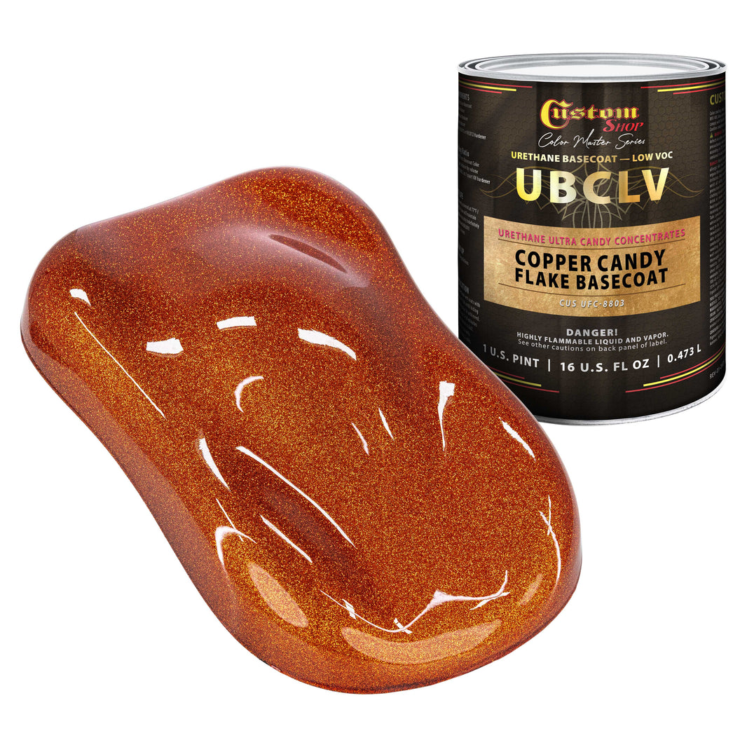 UFC Urethane Ultra Flake Colors - Copper Candy Flake Basecoat- Pint