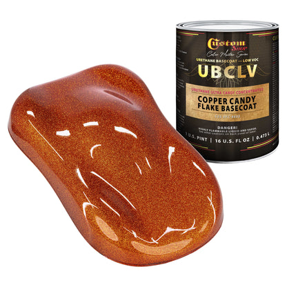 UFC Urethane Ultra Flake Colors - Copper Candy Flake Basecoat- Pint