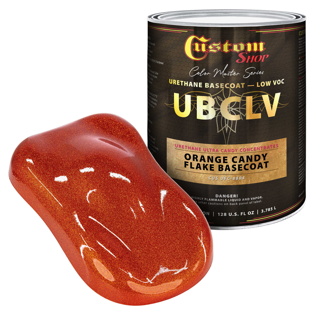 UFC Urethane Ultra Flake Colors - Orange Candy Flake Basecoat- Gallon