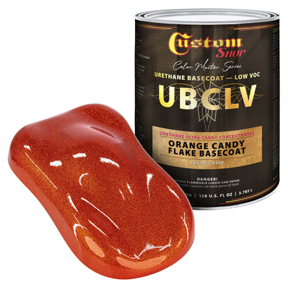 UFC Urethane Ultra Flake Colors - Orange Candy Flake Basecoat- Gallon