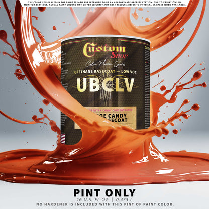 UFC Urethane Ultra Flake Colors - Orange Candy Flake Basecoat- Pint