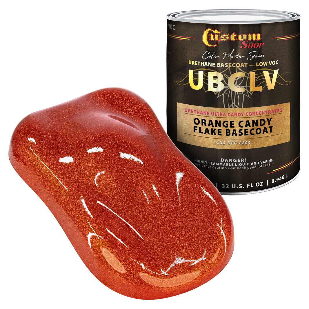 UFC Urethane Ultra Flake Colors - Orange Candy Flake Basecoat- Quart