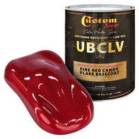 UFC Urethane Ultra Flake Colors - Fire Red Candy Flake Basecoat- Gallon
