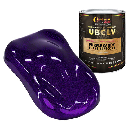 UFC Urethane Ultra Flake Colors - Purple Candy Flake Basecoat- Pint