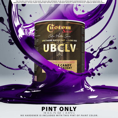 UFC Urethane Ultra Flake Colors - Purple Candy Flake Basecoat- Pint