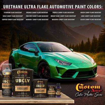 UFC Urethane Ultra Flake Colors - Purple Candy Flake Basecoat- Pint