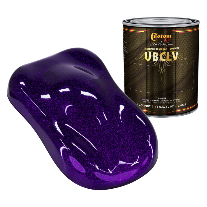 Custom Shop UFC Urethane Ultra Flake Colors - Purple Candy Flake Basecoat- Pint