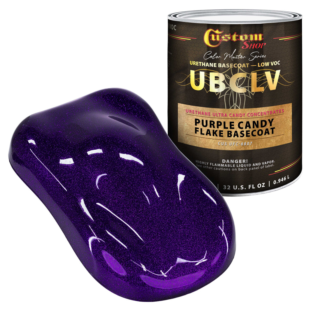 UFC Urethane Ultra Flake Colors - Purple Candy Flake Basecoat- Quart