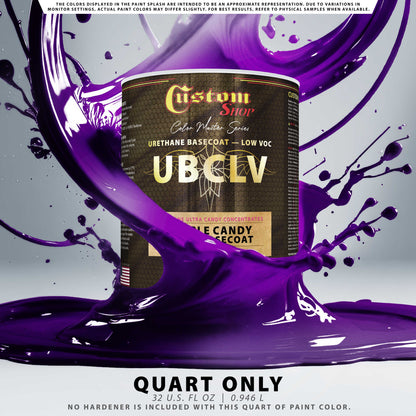 UFC Urethane Ultra Flake Colors - Purple Candy Flake Basecoat- Quart
