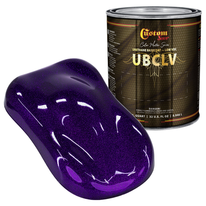 Custom Shop UFC Urethane Ultra Flake Colors - Purple Candy Flake Basecoat- Quart