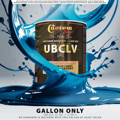 UFC Urethane Ultra Flake Colors - Bright Blue Candy Flake Basecoat- Gallon