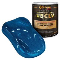 UFC Urethane Ultra Flake Colors - Bright Blue Candy Flake Basecoat- Quart