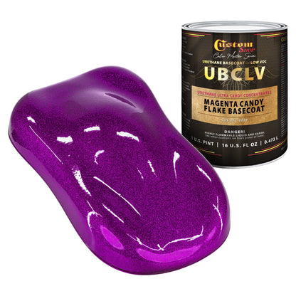 UFC Urethane Ultra Flake Colors - Magenta Candy Flake Basecoat- Pint