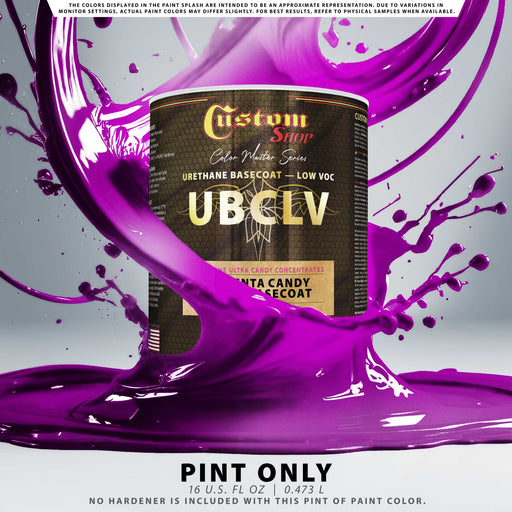 Custom Shop UFC Urethane Ultra Flake Colors - Magenta Candy Flake Basecoat- Pint