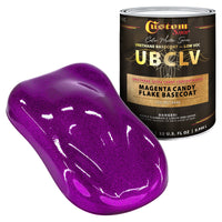 UFC Urethane Ultra Flake Colors - Magenta Candy Flake Basecoat- Quart