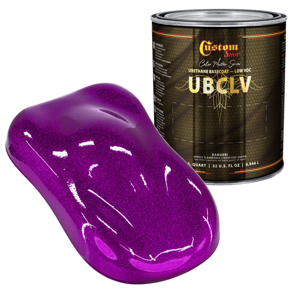 Custom Shop UFC Urethane Ultra Flake Colors - Magenta Candy Flake Basecoat- Quart