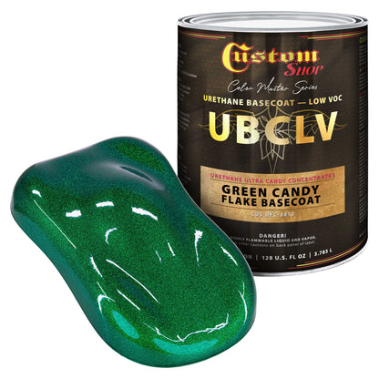 UFC Urethane Ultra Flake Colors - Green Candy Flake Basecoat- Gallon