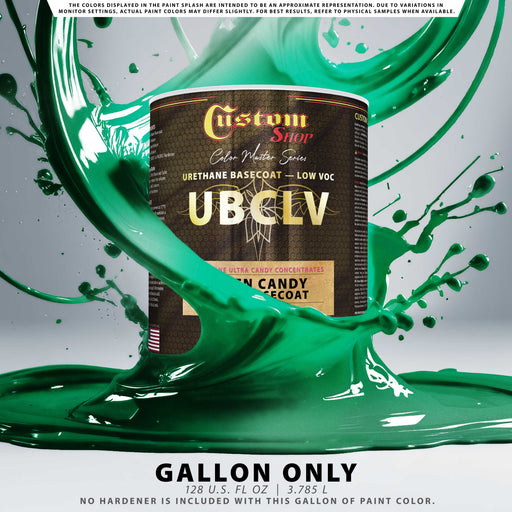 Custom Shop UFC Urethane Ultra Flake Colors - Green Candy Flake Basecoat- Gallon