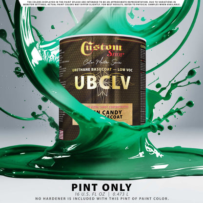 UFC Urethane Ultra Flake Colors - Green Candy Flake Basecoat- Pint