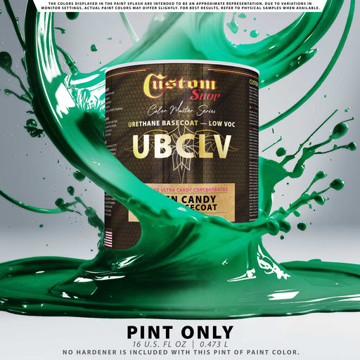 Custom Shop UFC Urethane Ultra Flake Colors - Green Candy Flake Basecoat- Pint