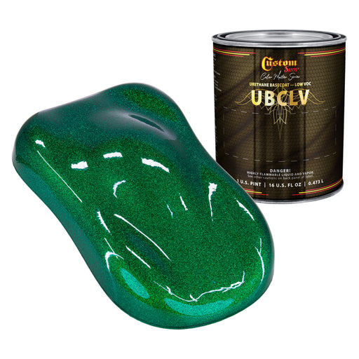 Custom Shop UFC Urethane Ultra Flake Colors - Green Candy Flake Basecoat- Pint