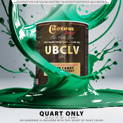 UFC Urethane Ultra Flake Colors - Green Candy Flake Basecoat- Quart