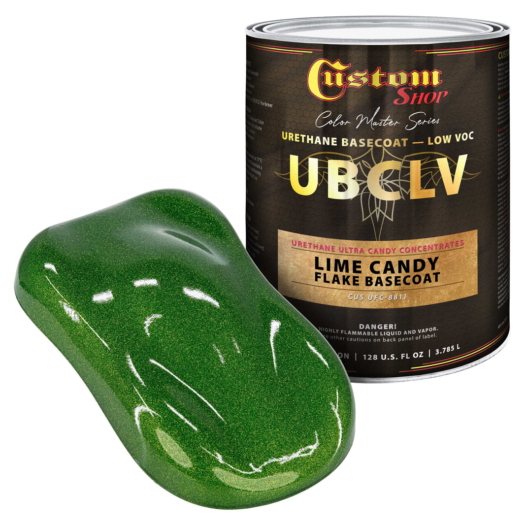 UFC Urethane Ultra Flake Colors - Lime Candy Flake Basecoat- Gallon